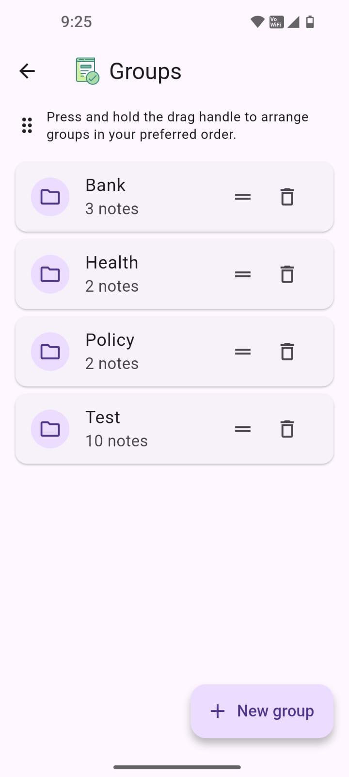 MyDiary Groups
